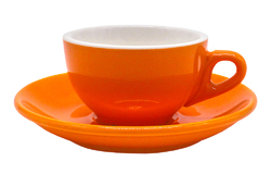 Чайная пара 180 мл оранжевый цвет Barista P.L.